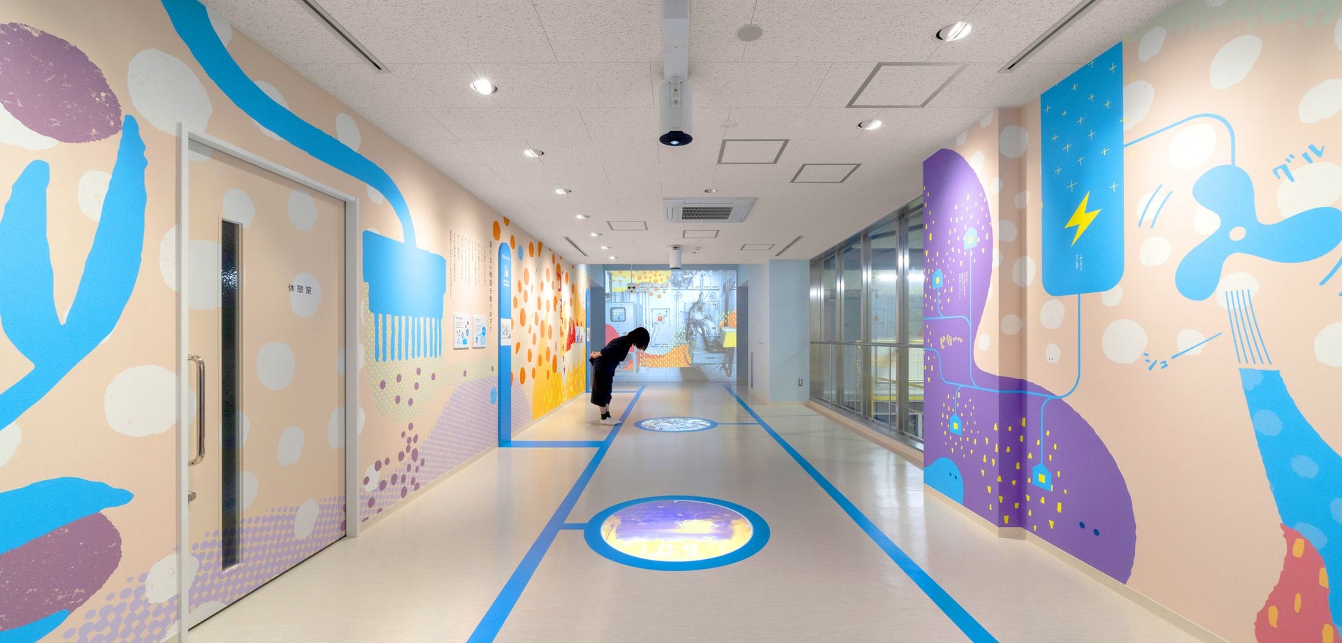 菊池環境工場クリーンの森合志 「ごみ処理見学ルート」「環境学習コーナー」